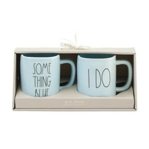 Rae Dunn Something Blue & I Do Mugs, NWT, Bridal, Wedding Gift
